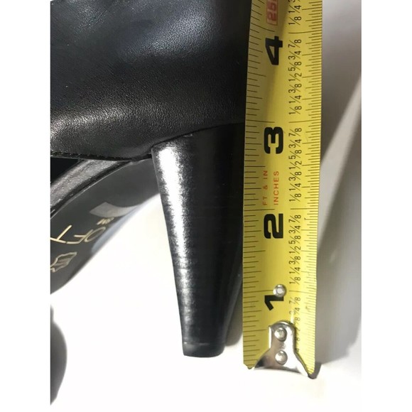 Ann Taylor LOFT Womens Peep Toe Pumps High Heels Black US 8 3" Heel - Picture 9 of 9